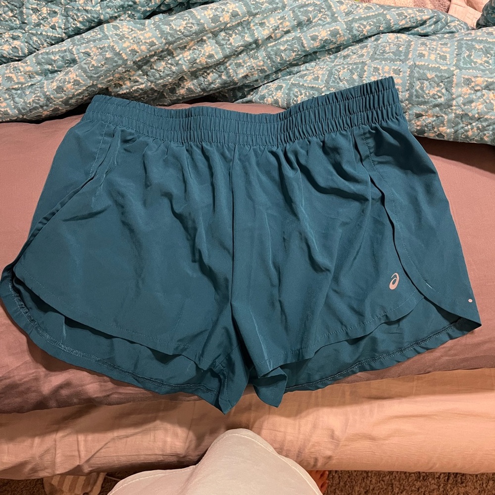 Asics Women's Teal Running Shorts